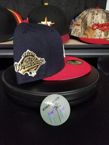 Exclusive New Era 59FIFTY Atlanta Braves Fitted Hat Size 7 7/8 - Picture 4 of 6