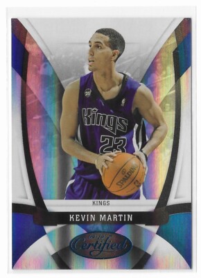 Kevin Martin 2009-10 Certified Mirror Blue #76 /100 Sacramento Kings Parallel 