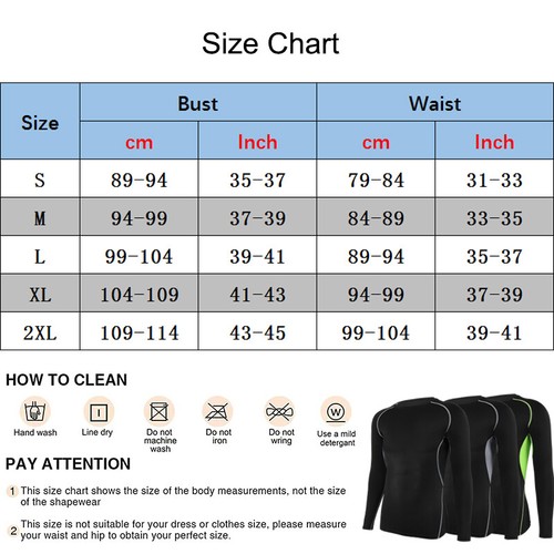 Men's Athletic Long Sleeve Compression Shirts Dry Fit Sports Gym Shirts Workout - Picture 2 of 18