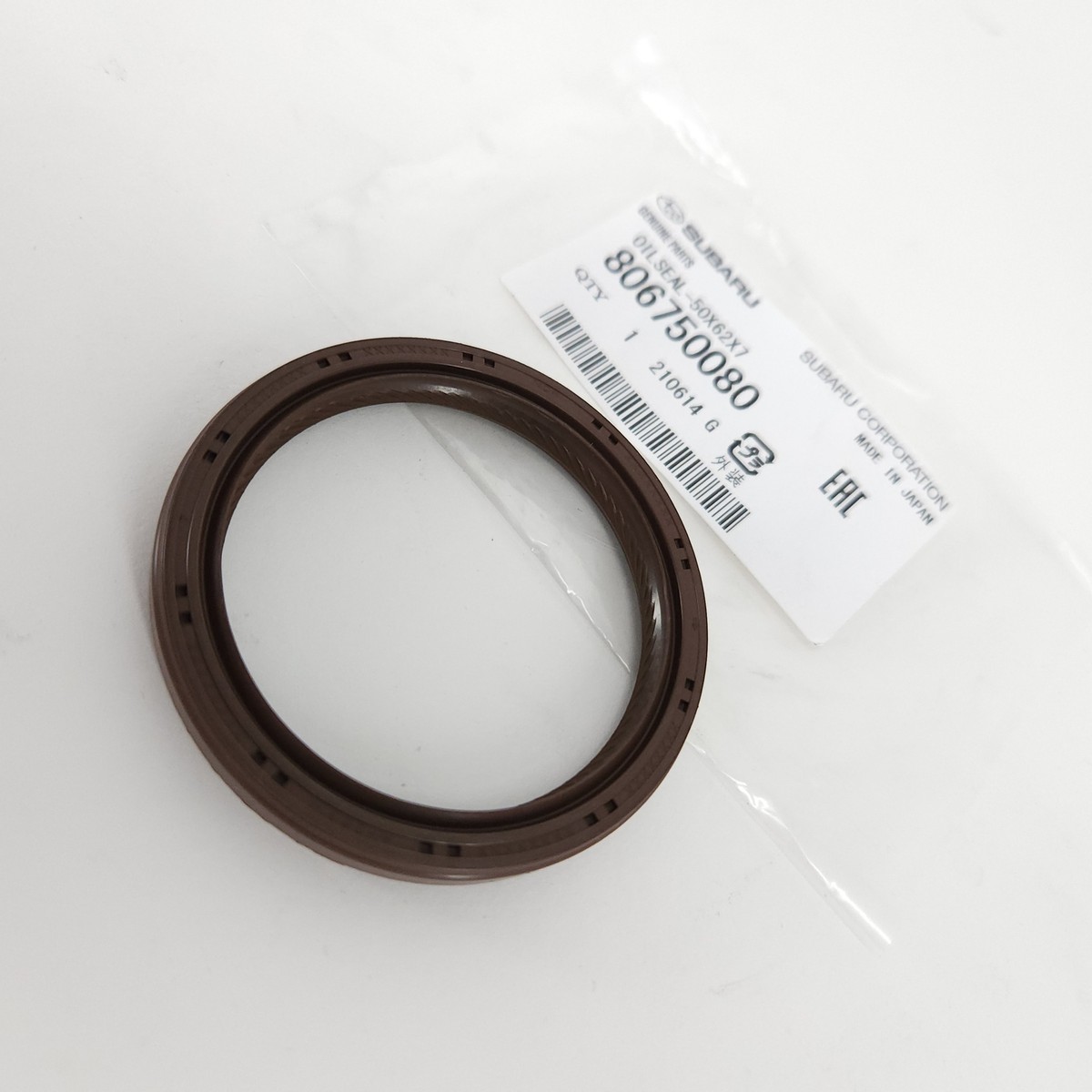 Genuine OEM Subaru 806750080 Front Timing Cover Crank Oil