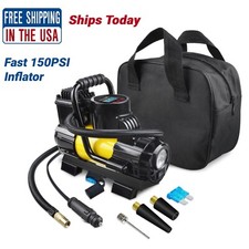 12V DC Portable 150PSI Air Compressor Car Tire Inflator Pump Auto Shut Off