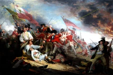 Battle of Bunker's Hill by John Trumball-Giclee Art Print-Paper or Canvas