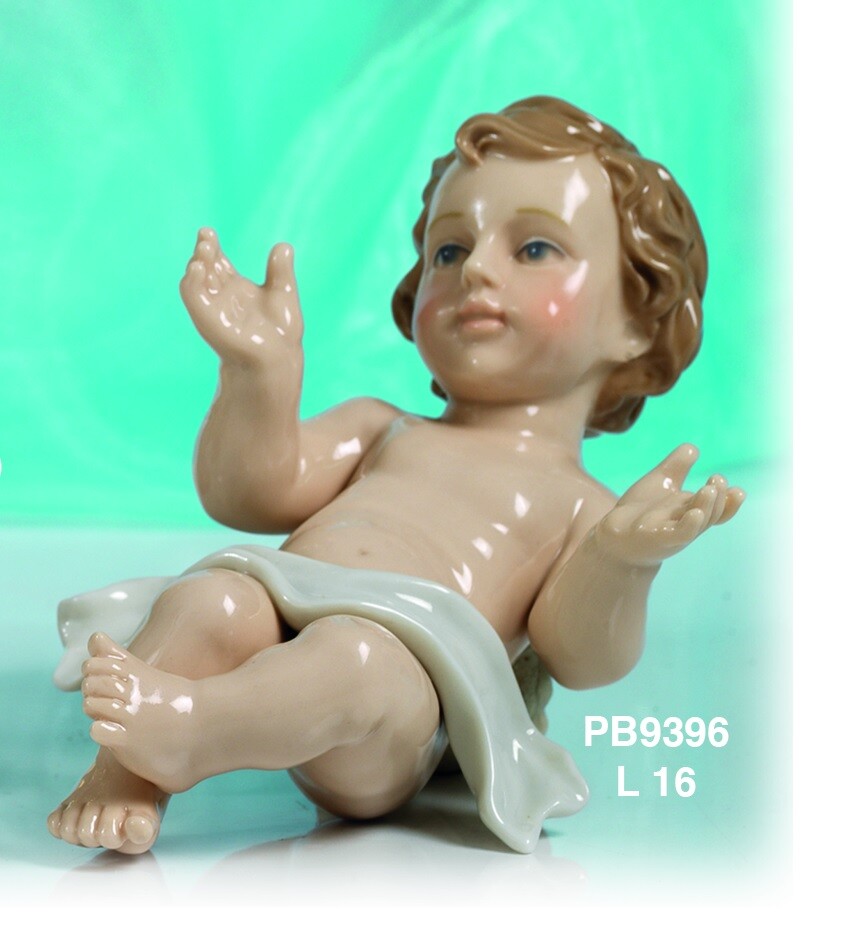 Paben Jesuskind Figur In Resin – 15 Cm Hoch, Aus Kunstharz