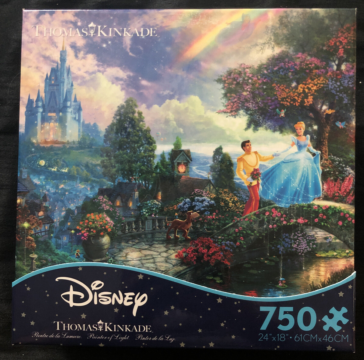 Disney Cinderella Castle Thomas Kinkade 750 piece The