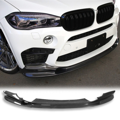 Carbon Fiber Front Bumper Lip For BMW F85 X5 M X5M F86 X6 M X6M 3D Style