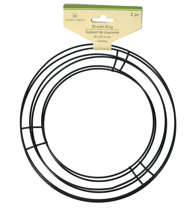 Mesh Ribbon Deco Mesh 14 In Wire Wreath Frame Lot 2, Pack