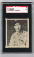 1939 PLAY BALL #32 BOB "SUITCASE" SEEDS *SGC AUTHENTICATED AUTOGRAPH* *GIANTS*