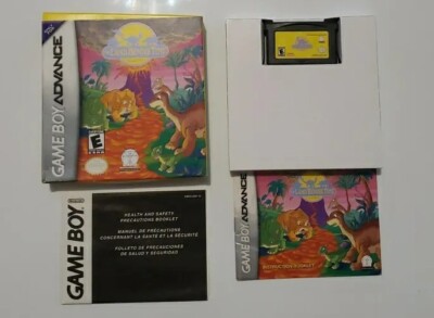 Land Before Time Collection Nintendo Game Boy Advance GBA 2002 CIB ...