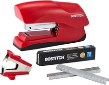 Bostitch Office Heavy Duty 40 Sheet Stapler with Red, Compact, Value Pack 