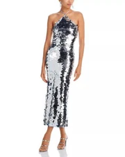 The New Arrivals by Ilkyaz Ozel Blanca Embellished Halter Gown 14B 1833