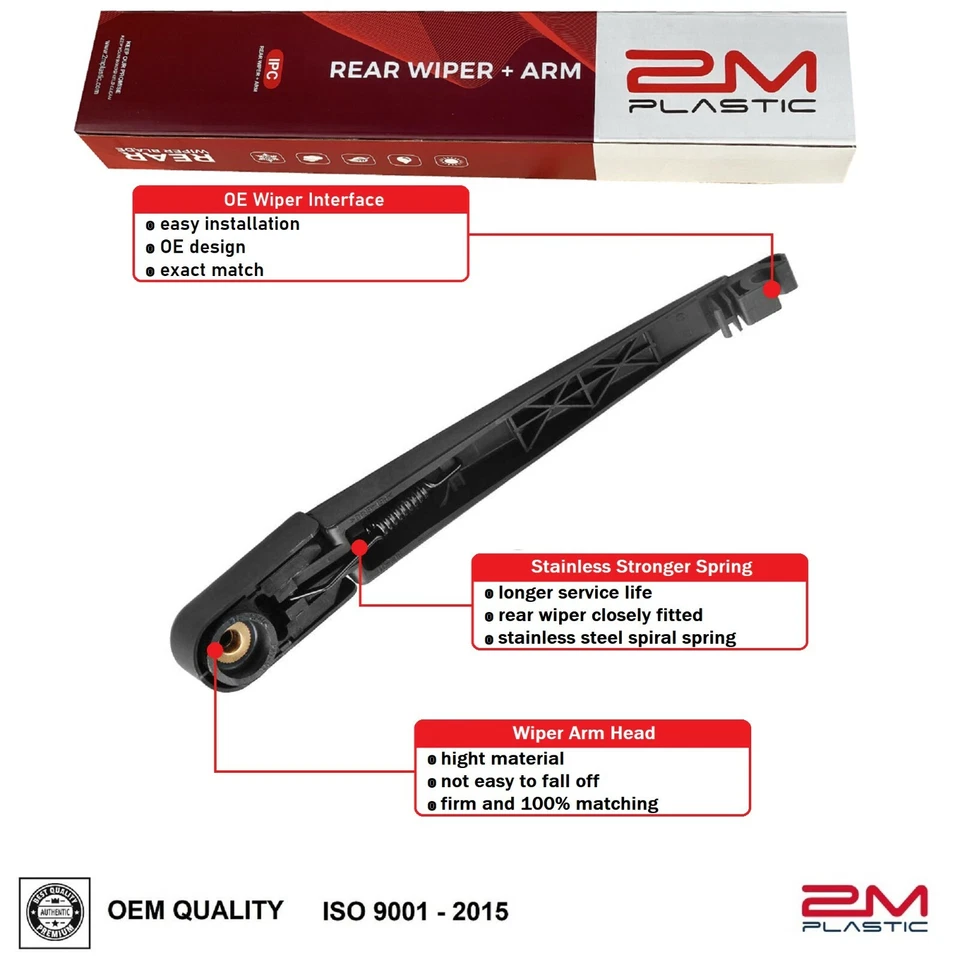 Brazo limpiaparabrisas trasero para Toyota Land Cruiser 2008-2016 Venza 2009-2015 calidad original Foto 2 de 3