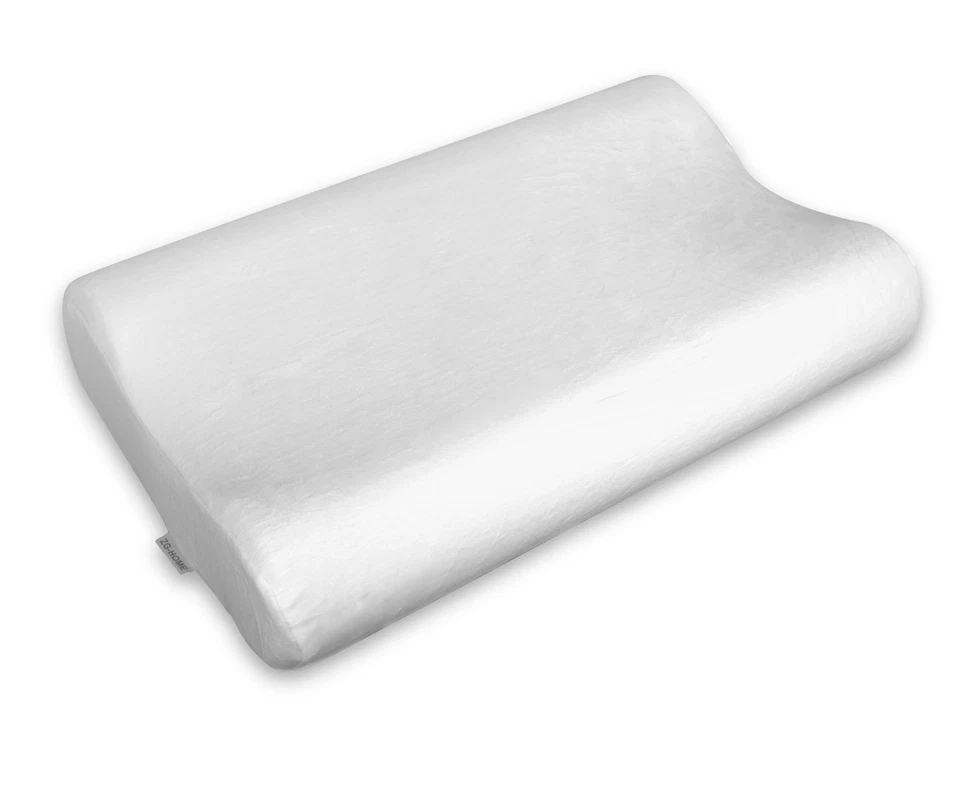 Almohada de espuma viscoelástica con funda de terciopelo tamaño queen (24" x 15") - Premium - Envío desde EE. UU. Foto 2 de 4