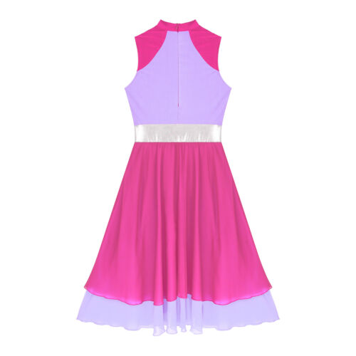 Costume donna asimmetrico color block abiti danza lirica lode liturgica - Foto 24 di 69