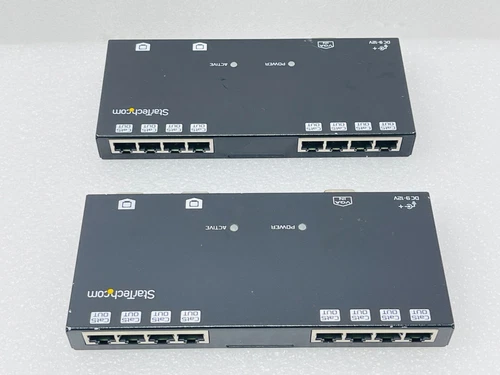 USED - x2 StarTech 8-Port VGA Video Extender C5F600D643 / Free Shipping