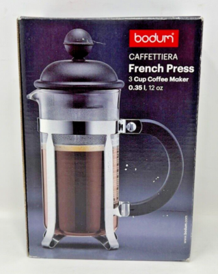 Bodum French Press 3 Cup Coffee Maker 12 oz 0.35 L Model 1913 | eBay