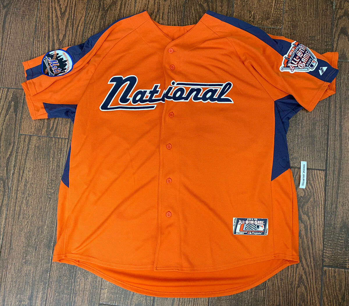AUTHENTIC 2005 MLB Majestic All Star Game Jersey National League Sewn 2X  VINTAGE