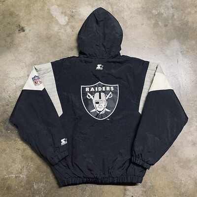 80s STARTER製 NFL RAIDERS stadium jacket 80s L Vintage Raiders Starter Jacket | eBay