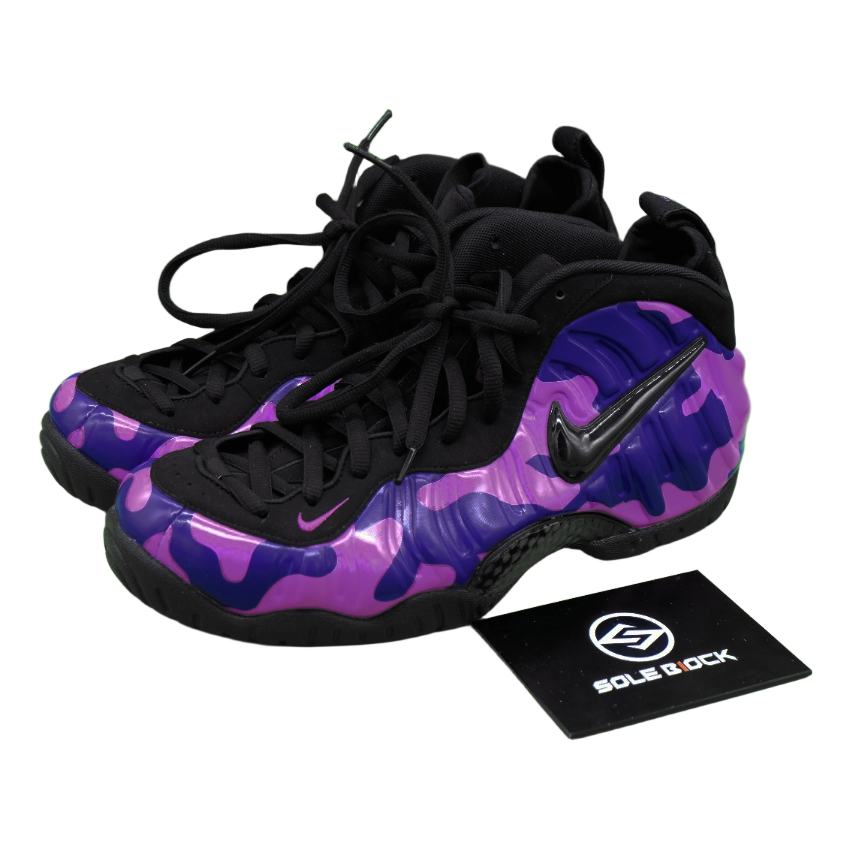 【USED】NIKE ナイキFoamposite カモフラージュ NIKE AIR FOAMPOSITE PRO PRM LE SZ 10.5 GREEN CAMO DS 587547