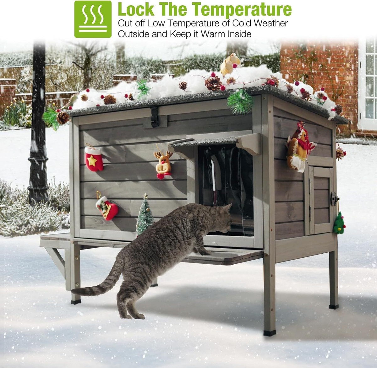 Outdoor Cat Enclosure All In One Outdoor Cat Shelter With Escape