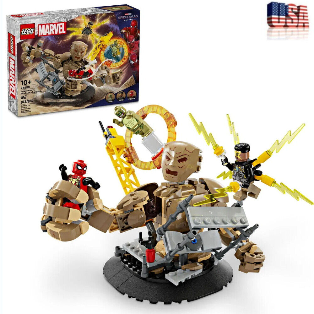 New Final Battle Building Toy Set with Spider-Man Figure,Collectible Marvel Gift