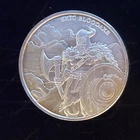 Legendary Warrior Eric Bloodaxe Shield-999 Silver 1 Oz Ounce Art Bar Round Coin