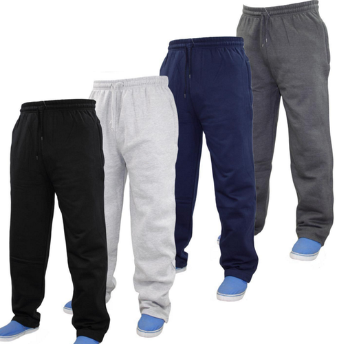 MENS FLEECE JOGGING BOTTOMS JOGGERS 
