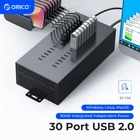 ORICO Industrial Powered USB Hub 10/20/30 Ports Data Hub USB2.0 USB3.0 Splitter