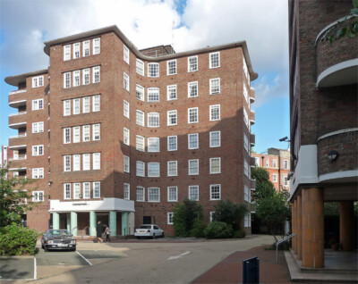 FOTO LONDON CUNDY STREET FLATS CUNDY STREET VIER GESCHWUNGENE BLÖCKE ANGEORDNET AR