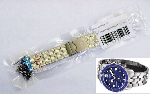 ORIGINALE Tissot 23mm Seastar 1000 T066417A S CINTURINO BRACCIALE IN  ACCIAIO Band T066 417 | eBay