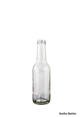 6x250ml Glasflaschen mit Auswahl an Kappen ideal für Saft, Hochzeiten, Sauce