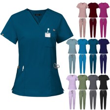NiaaHinn Unisex Medical Scrub Set - Dental Nursing Uniform