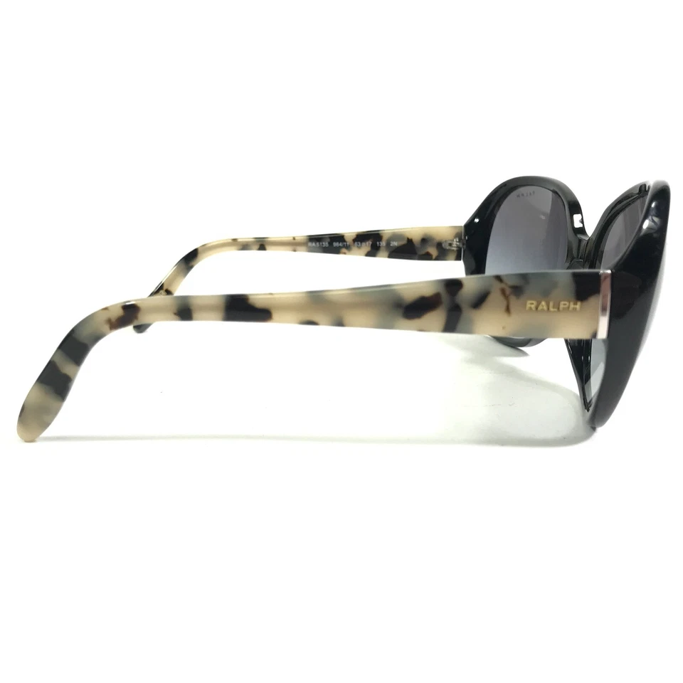 Ralph Lauren 太阳镜 RA5135 964/11 黑色玳瑁圆形镜框紫色镜片 — 第 4/4 张图片