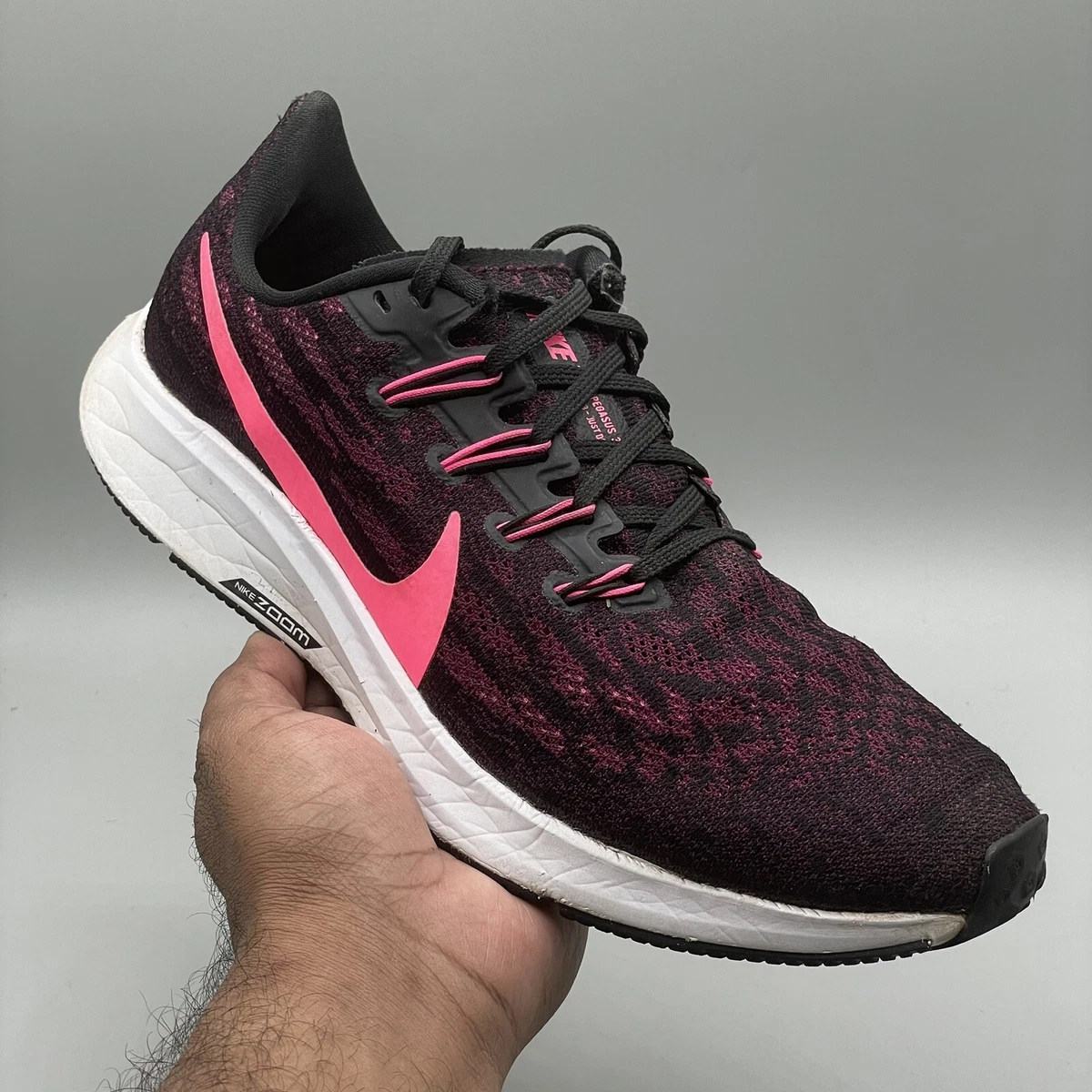 Pegasus 36 womens black clearance pink