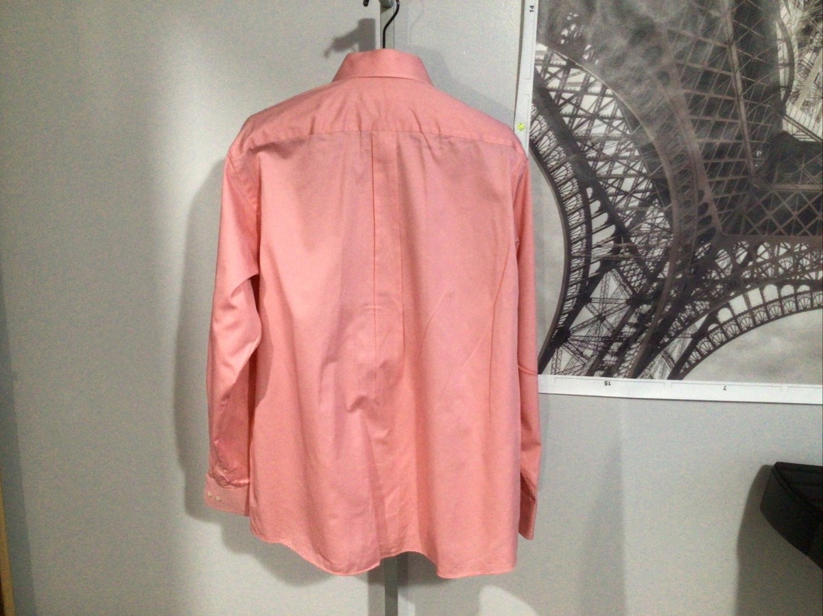 michael kors pink dress shirt Michael Kors Men's Passport Ultra Spread Collar Dress Shirt - Dusty Pink