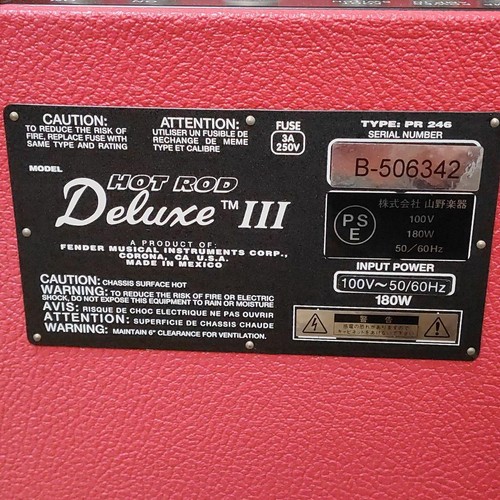 Fender FSR HOT ROD DELUXE III Rot Zauberer Amp Voll Tube - Bild 4 von 8