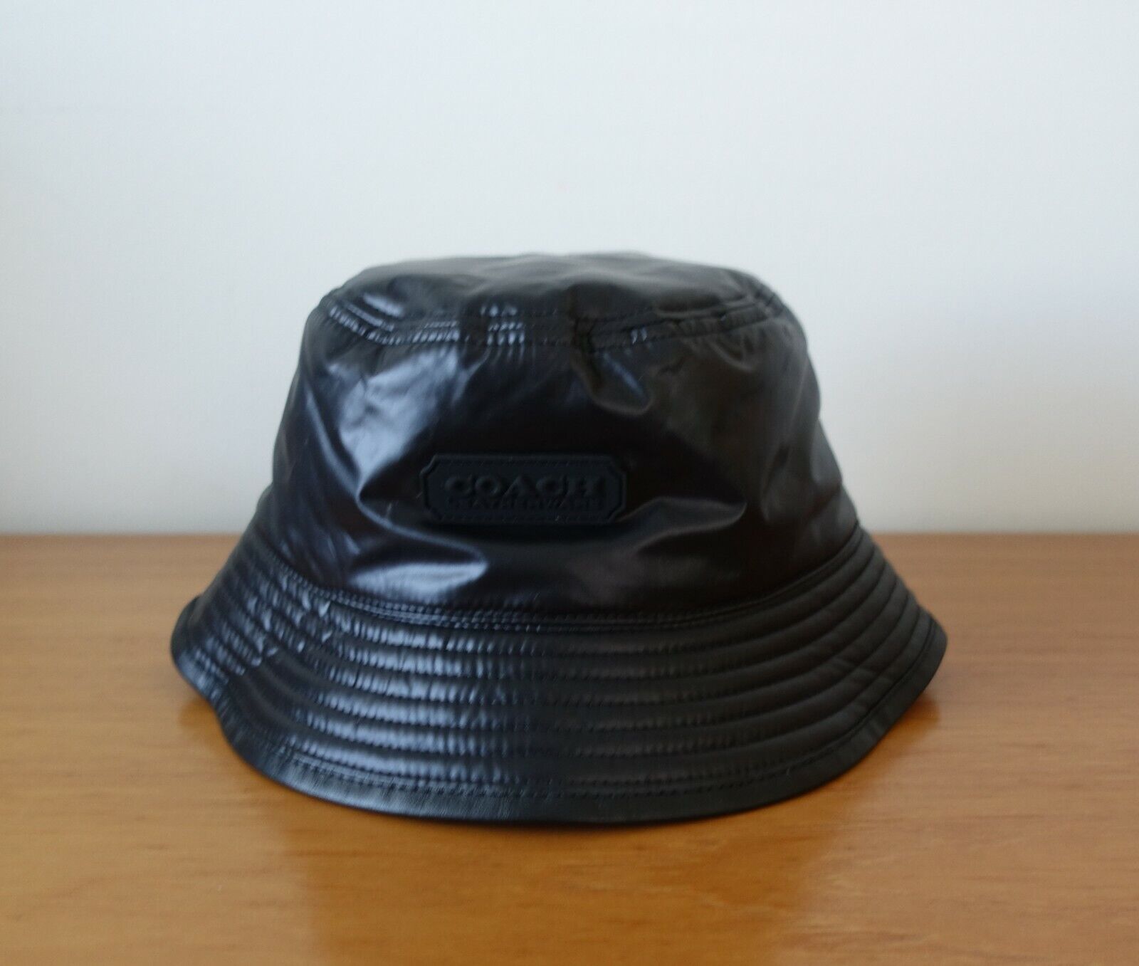 COACH REVERSIBLE SIGNATURE NYLON JACQUARD BUCKET HAT. NWT | eBay