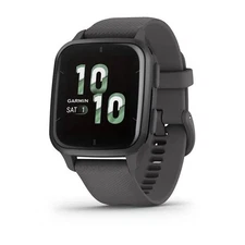 Garmin Venu Sq 2 GPS Smartwatch, Slate Bezel with Shadow Gray Case and Band