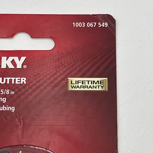 NEW!! Husky Junior Tube Cutter Cuts 1/8" To 5/8" Outside Diameter - 1003067549 - Picture 4 of 6