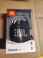 JBL Clip 4 Ultra-portable Waterproof Bluetooth Speaker BLACK New Unopened