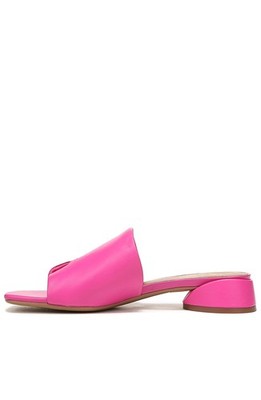 Franco Sarto Womens Loran Slide Sandal Fuchsia Pink Leather 8M 