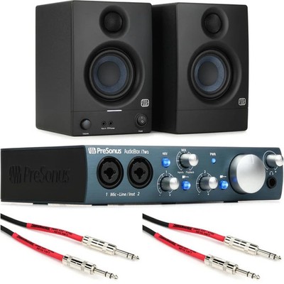PreSonus AudioBox iTwo USB Audio Interface and Eris 3.5-inch Powered Studio