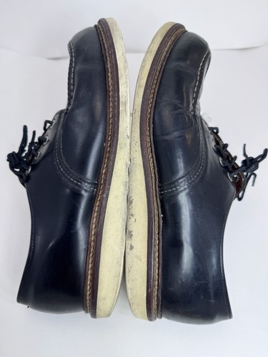 RARE DISCONTINUED RED WING 8106 MOC TOE OXFORDS BLACK CHROME Sz 10.5 D - Picture 17 of 24