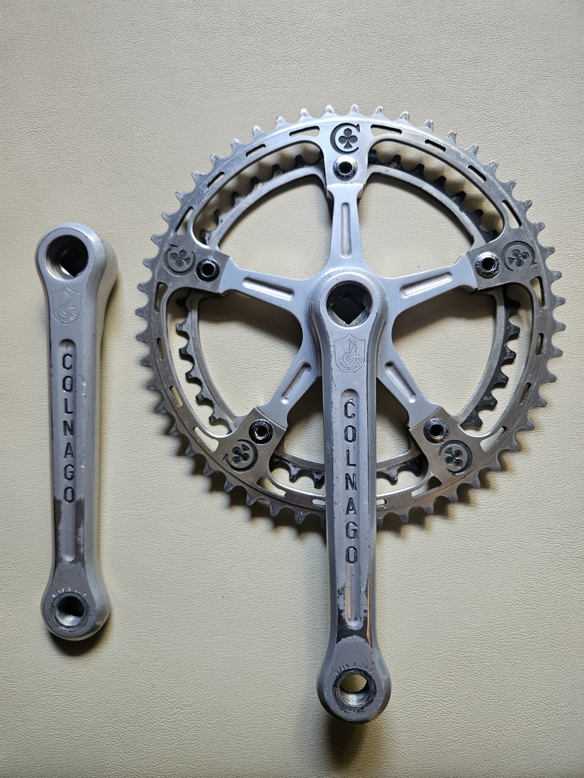 guarnitura campagnolo super record 170 pantografata colnago