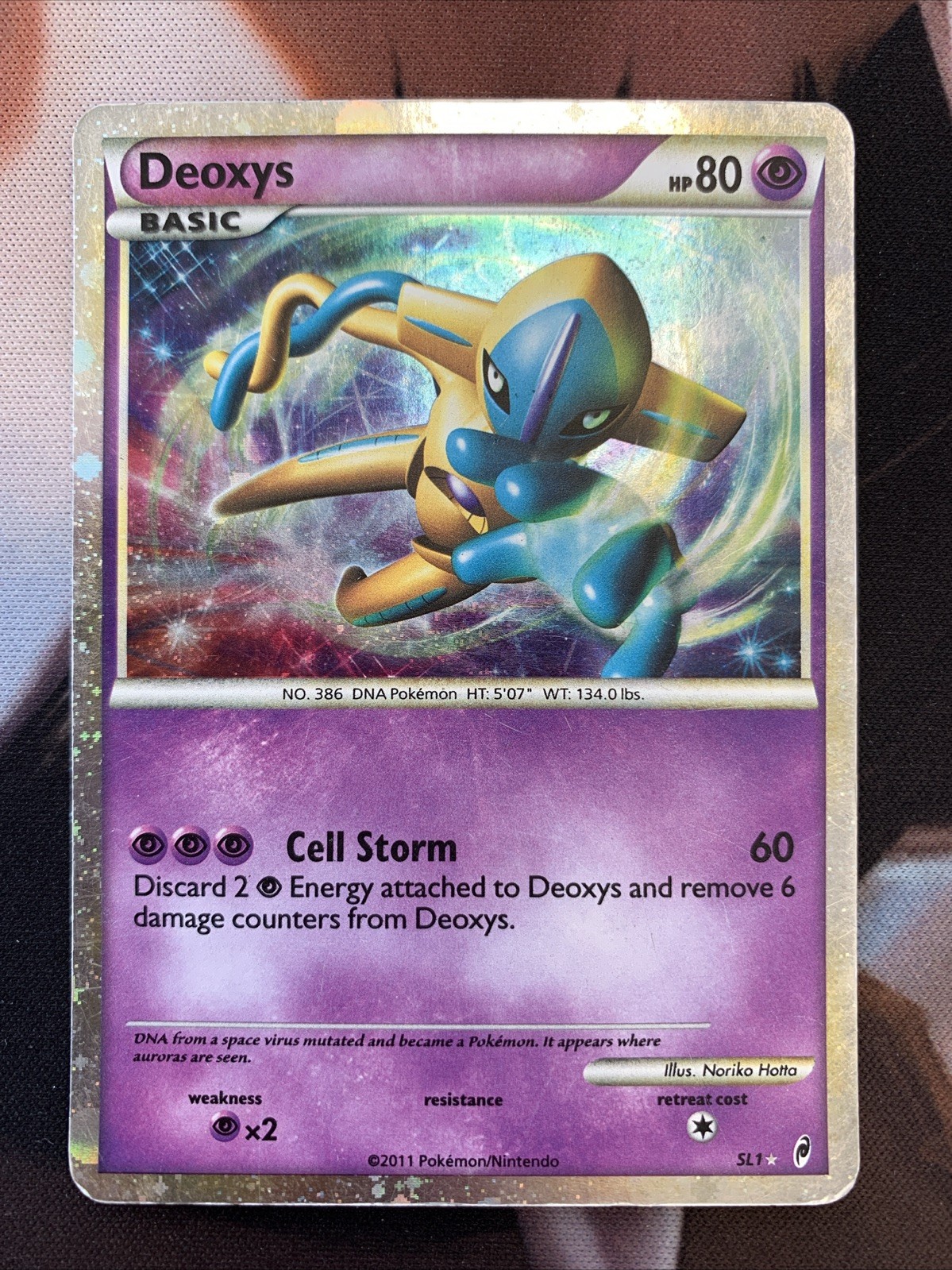 Pokemon Card TCG Deoxys Call of Legends SL1 Holo Shiny