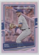 2020 Donruss Photo Variation Career Stat Line 22/138 Kris Bryant (Fielding) 9cf