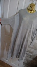 BOOHOO ● size 14 16 ● grey knit jumper dress womens ladies