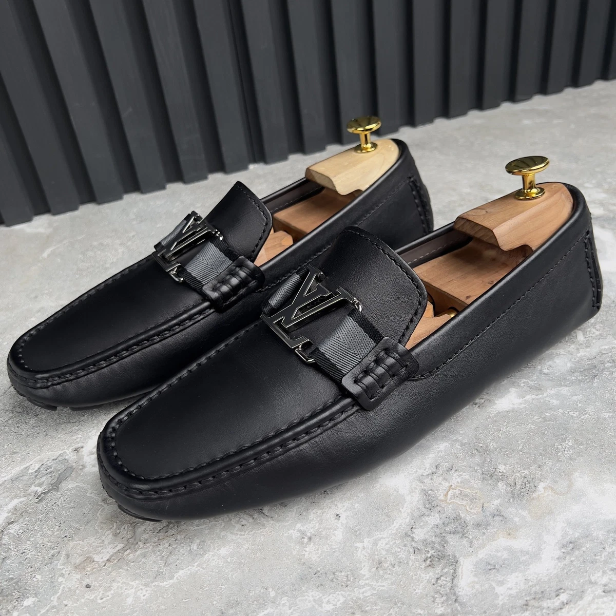 Louis Vuitton Moccasin Solid Casual Shoes for Men for sale - eBay