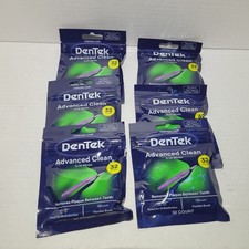DenTek Advanced Clean Slim Brush 32ct x6 Interdental Teeth Plaque Removal