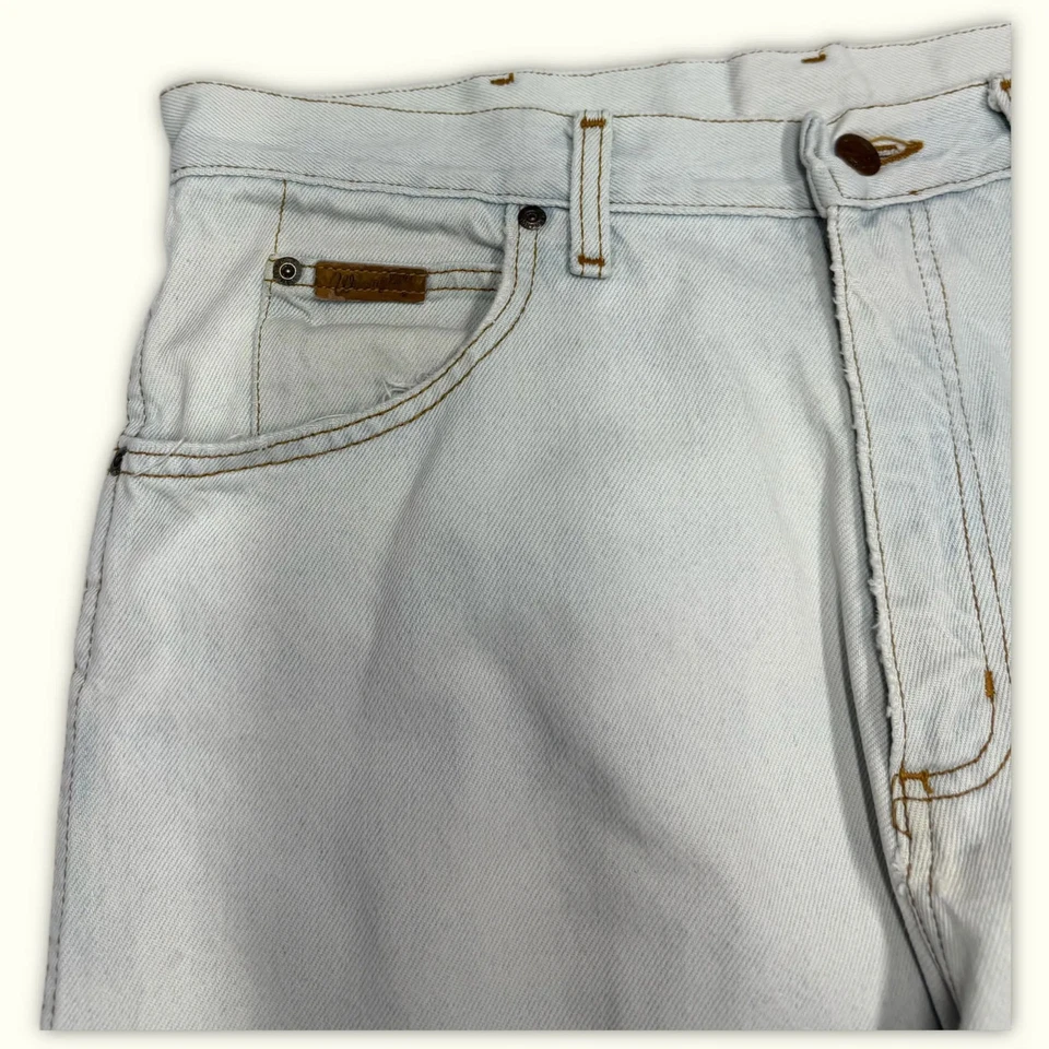 wrangler Vaqueros W34/L34 Blanco Muy bueno Hombres (m404) - Imagen 3 de 4