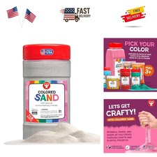 Fun Sensory Play Sand - 1 lb Non-Toxic Colored Sand for All Season Crafts